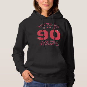 90 Vin om jag vill 90:e födelsedagsgag T Shirt