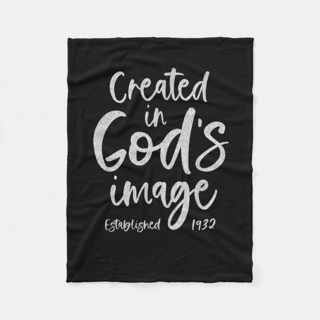 90 Year Old Christian Jesus 1932 90th Birthday Fleecefilt (Framsidan)