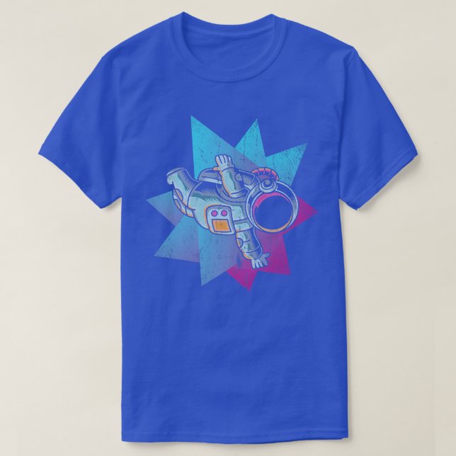 90s Art Aesthetics Outer Space Synthwave Vaporwave T Shirt (Design framsida)
