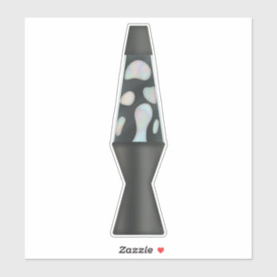 90s bakåtvänd - Holografisk bubbellampa Klistermärken