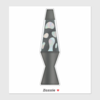 90s bakåtvänd - Holografisk bubbellampa Klistermärken