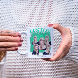 90's bootleg rap tee custom photo kaffemugg