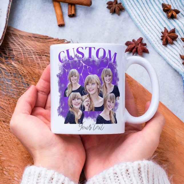 90's bootleg rap tee custom photo kaffemugg (Skapare uppladdad)