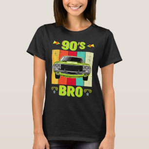 90s Bro Retro Vintage 90s, 90s, klassiskt biltema T Shirt