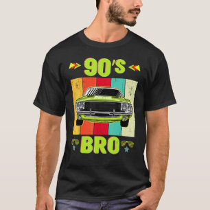 90s Bro Retro Vintage 90s, 90s, klassiskt biltema  T Shirt