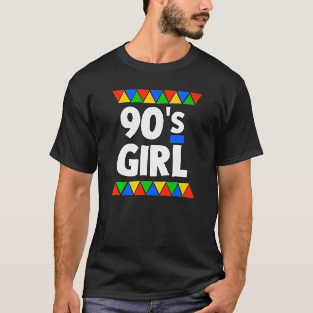 90's Girl Hip hop Inspired Retro T Shirt (Framsida)