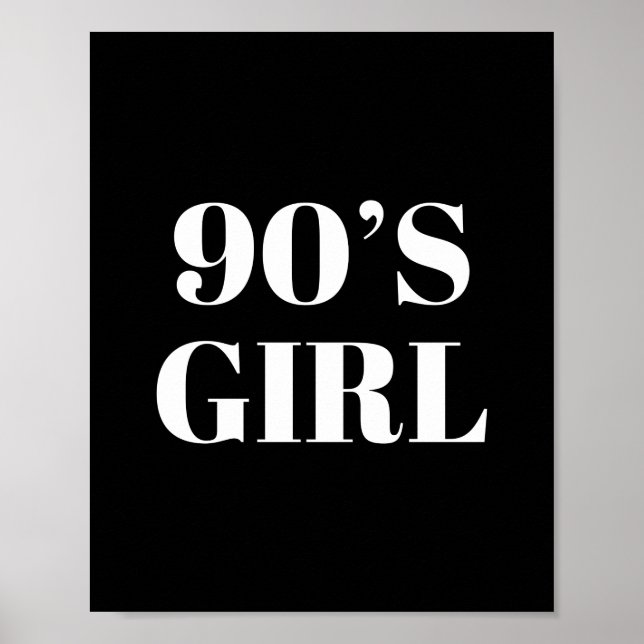 90's Girl Poster (Framsidan)