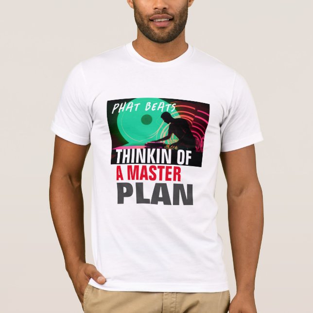 90'S HIP HOP TJOCK BEATS DJ GRAPHIC T SHIRT (Framsida)