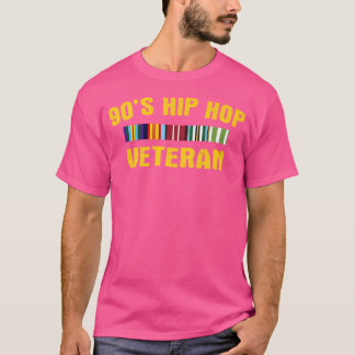 90'S Hip hop Veteran Colorful Vintage Retro T Shirt