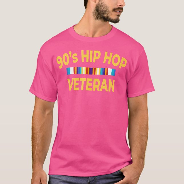 90'S Hip hop Veteran T Shirt (Framsida)