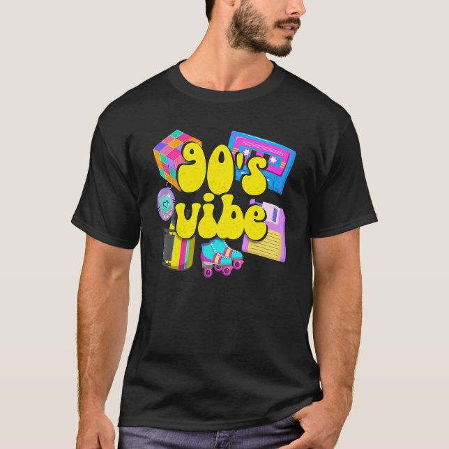 90s   I love the 90s   Women Men Nostalgic 90s Vib T Shirt (Framsida)
