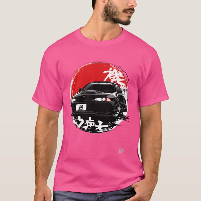 90s Japan JDM Bil vän T Shirt (Framsida)