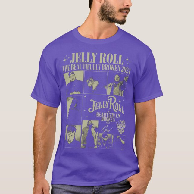90s Jelly Roll 2024 konsertpresent T Shirt (Framsida)