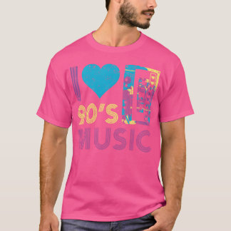 90s musik Jag älskar 90talsmusik Musik Ljudkassett T Shirt