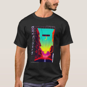 90's Retro Synthwave Japansk Vaporwave Otaku Aest T Shirt