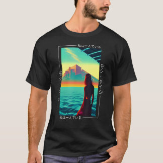 90's Retro Synthwave Japansk Vaporwave Otaku Aest T Shirt