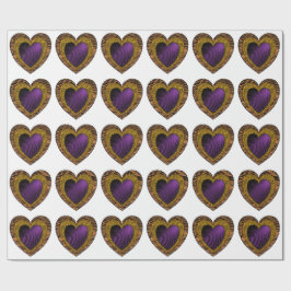 90s Rockabilly Punk Heart Tattoo Style Pattern Presentpapper