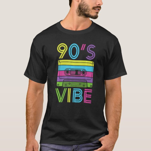 90s Vibe för 90s Music 1 T Shirt (Framsida)