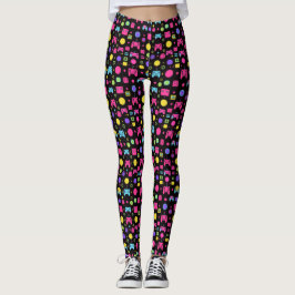 90s videospelskontroll leggings