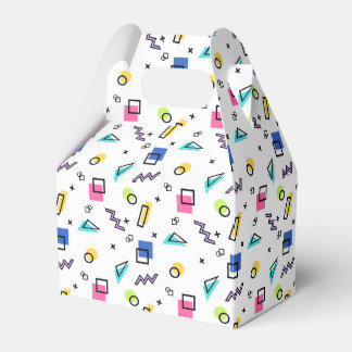 90s Visa enkla former och konturruta Presentaskar