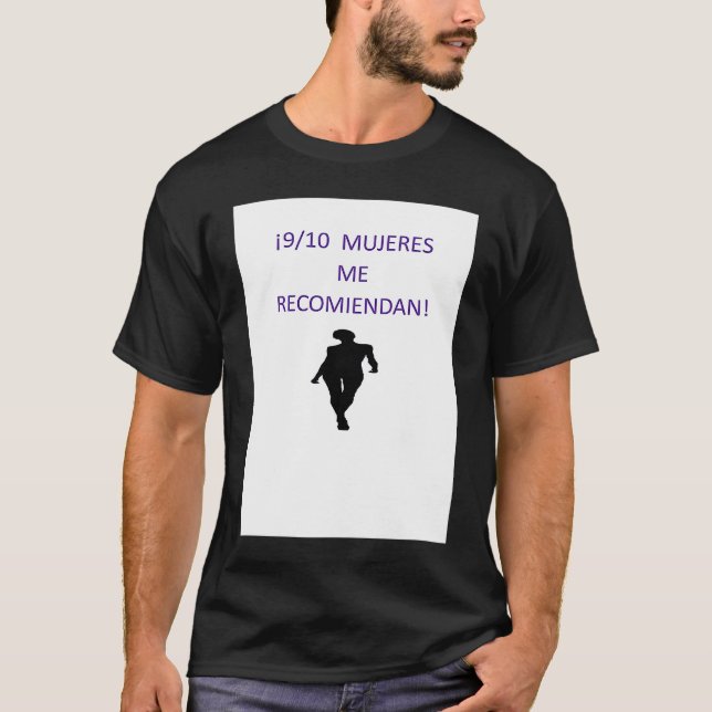 910 mujeres me recomiendan t shirt (Framsida)