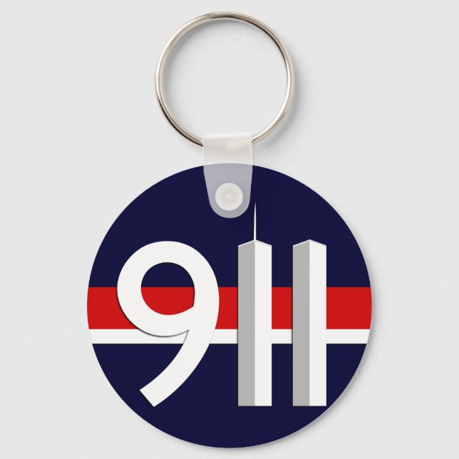 911-11 september 10-årsjubileum nyckelring (Framsida)