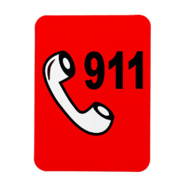 911-AKUTETS MOBILA ANTAL MEDICINSK HJÄLPSKYDD MAGNET
