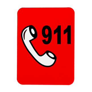 911-AKUTETS MOBILA ANTAL MEDICINSK HJÄLPSKYDD MAGNET
