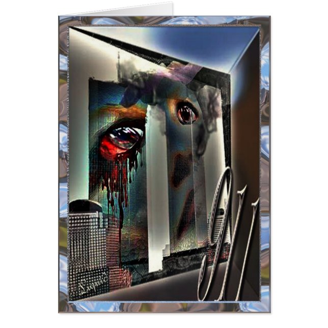 911 Anpassade Hälsningskort (Framsidan)