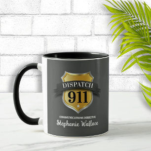 911 Avsändningsoperatörens Personlig Kaffe Mugg