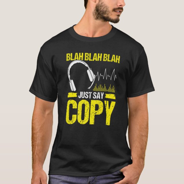 911 Brand- och polissändare säger Kopiera opera T Shirt (Framsida)