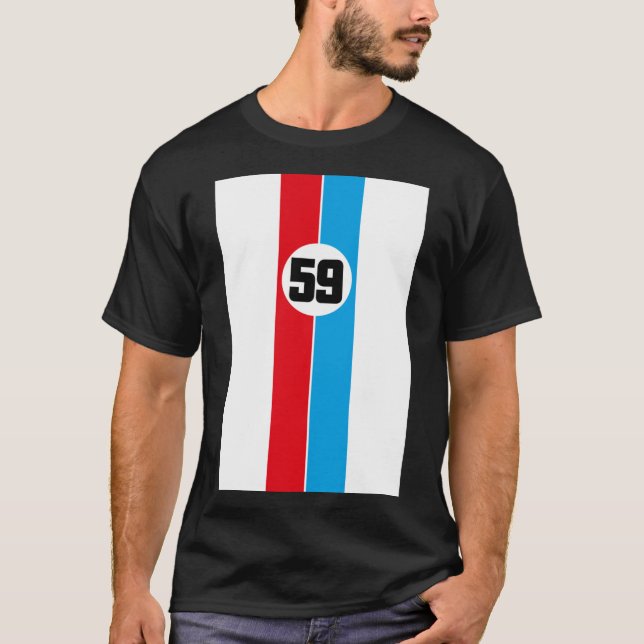 911 Brumos RSR Daytona 1973 Classic T-Shirt (Framsida)