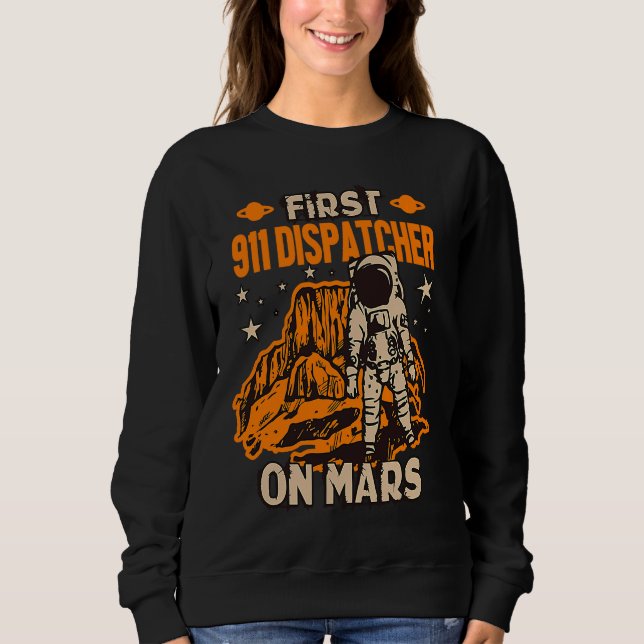 911-dispatch astronaut t shirt (Framsida)