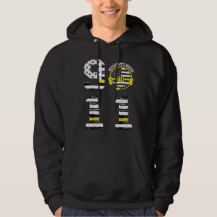 911-dispatch Operatör Amerikansk flagga Polis Nöd Hoodie