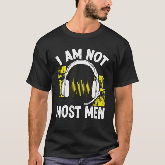 911 Dispatch Operator I am not most Men Thin Gold  T Shirt (Framsida)