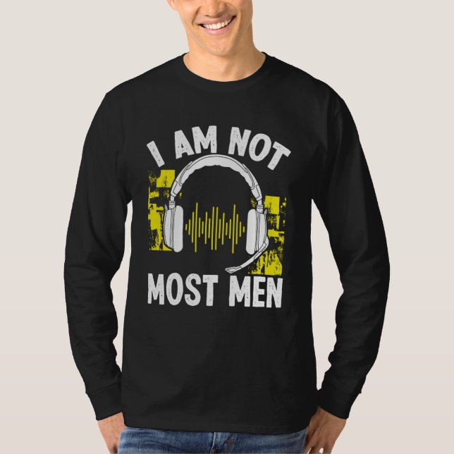 911 Dispatch Operator I am not most Men Thin Gold  T Shirt (Framsida)
