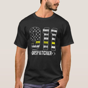 911-dispatchant Rolig dispatcher uppskattning Ems  T Shirt