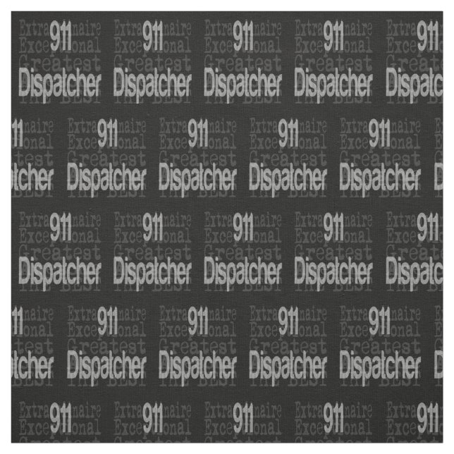 911 Dispatcher Extraordinaire Tyg (Provkarta)