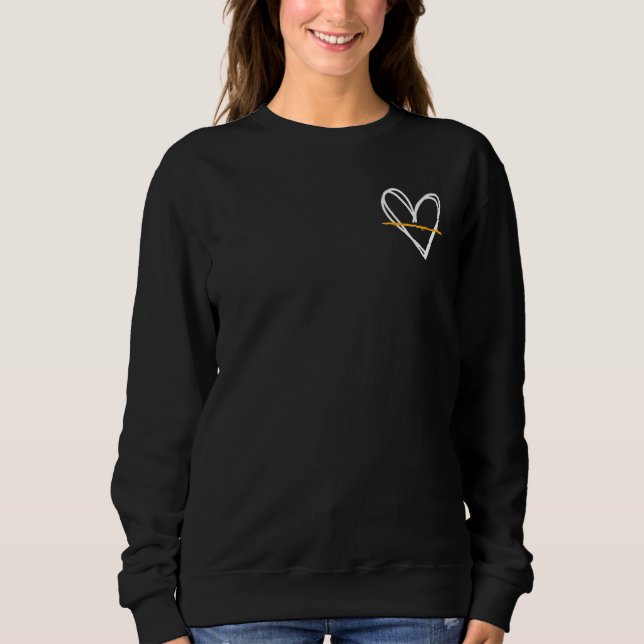 911 Dispatcher Heart  Thin Gold Line Police Dispat T Shirt (Framsida)