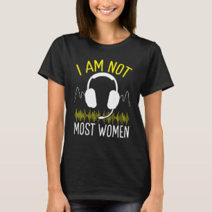 911 Dispatcher I är inte mest Women Guld Line Oper T Shirt