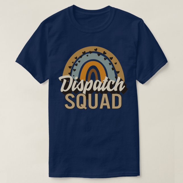 911 Dispatcher Shirt Dispatch Squad Team Dispatche T (Design framsida)