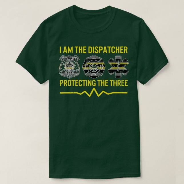 911 Dispatcher Shirt I är Dispatcher Protection T (Design framsida)