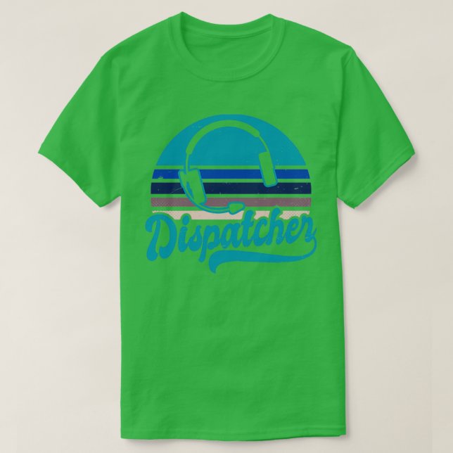 911 Dispatcher Shirt Vintage Retro Gift 1 T (Design framsida)