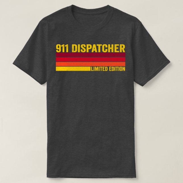 911 Dispatcher T Shirt (Design framsida)