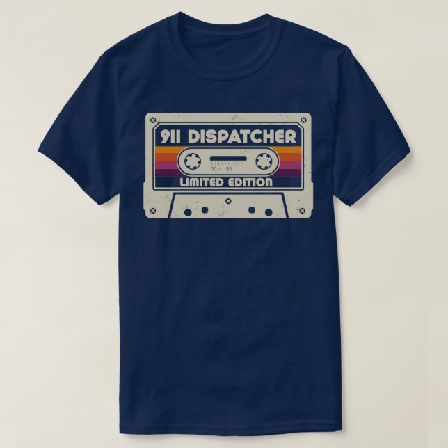 911 DISPATCHER-yrke T Shirt (Design framsida)