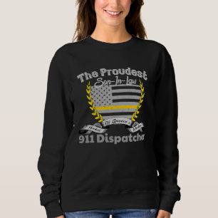 911-dispatchers kläder Stolt svärson tunn guld T Shirt
