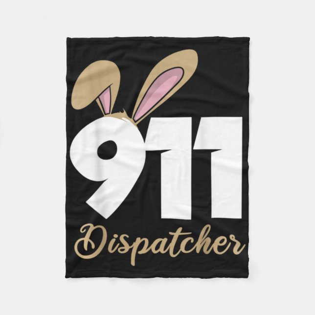 911-dispatchers påsk-pullovertröja  fleecefilt (Framsidan)