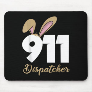 911-dispatchers påsk-tröja med huva musmatta