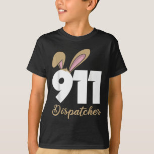 911-dispatchers påsktröja med huva  t shirt