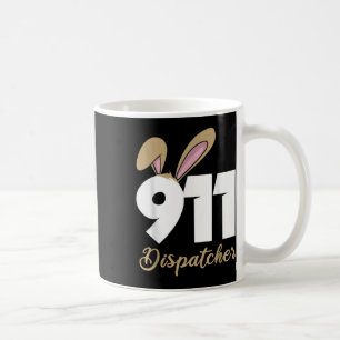 911-dispatchers påsktröja med överdel  kaffemugg